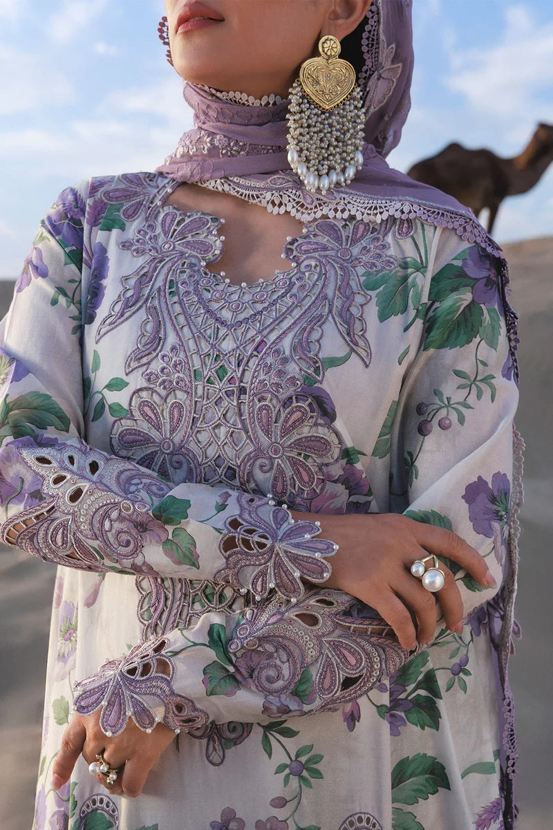 Nureh - Amaris NE-231 - Luxury Lawn Embroidered 3 Piece Unstitched