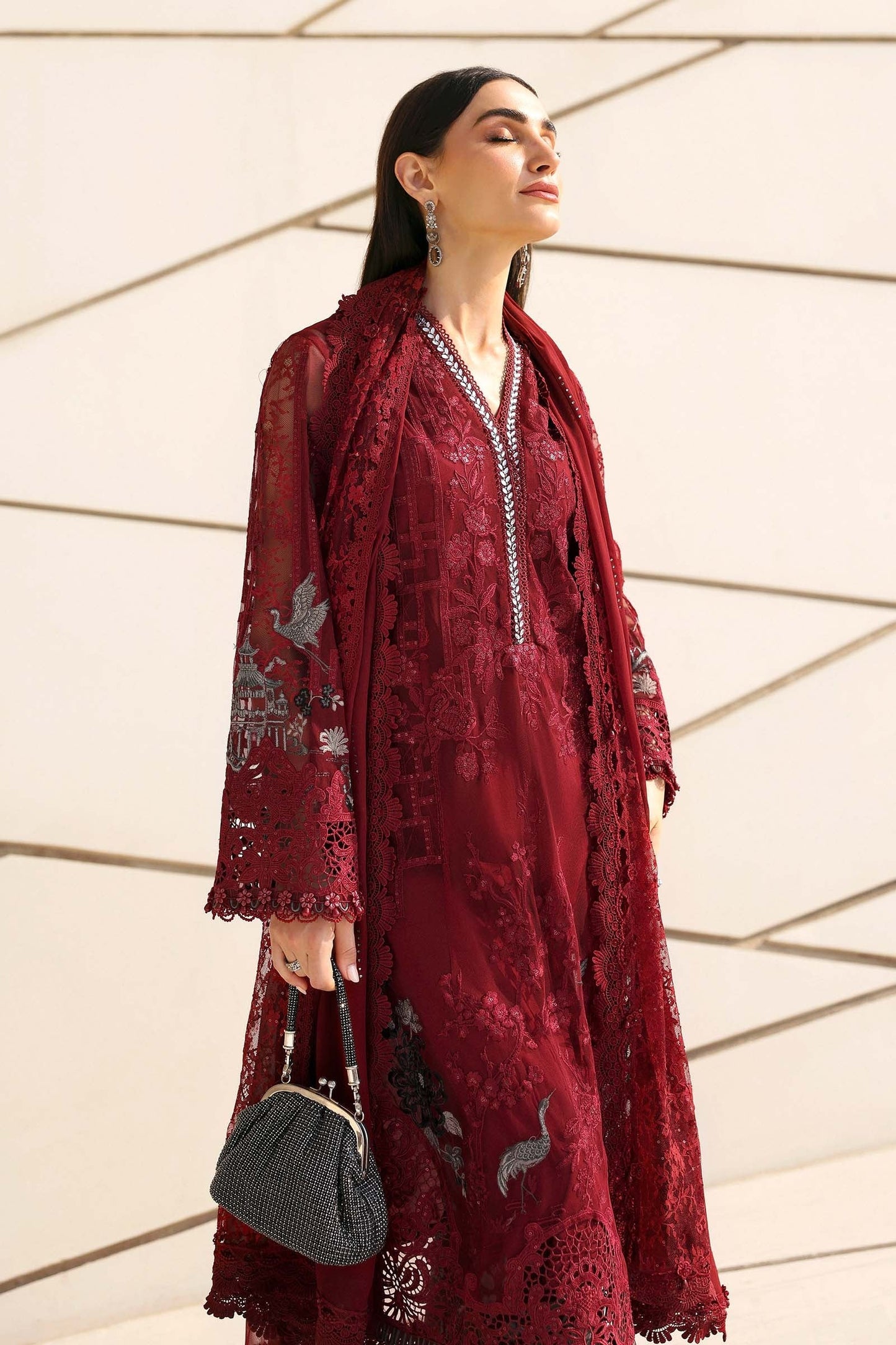 Maria.B - Luxury Lawn Embroidered 3 Piece Unstitched - D-2607-A