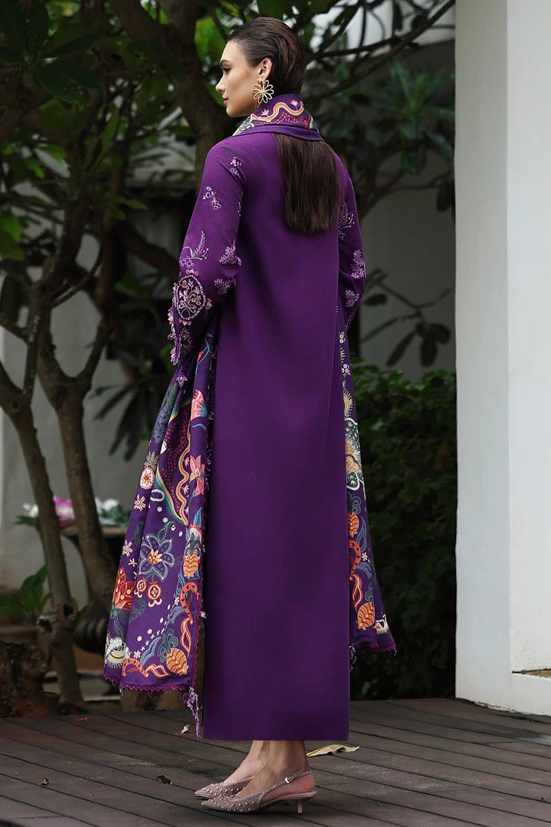Qalamkar - KL-15 IRIS | Lawn Embroidered 3 Piece Unstitched
