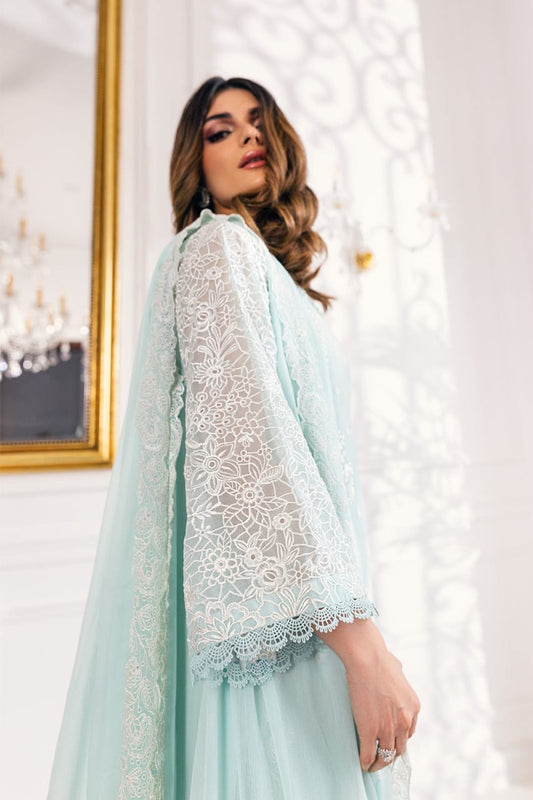 Azure Sky Blue Ensembles Embroidered Festive Collection