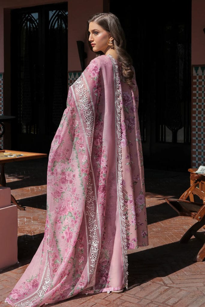 Baroque Pink Pure Lawn Digital New Arrival