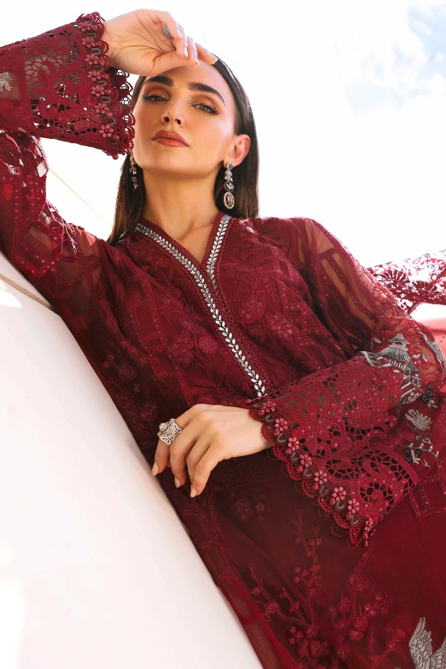Maria.B - Luxury Lawn Embroidered 3 Piece Unstitched - D-2607-A