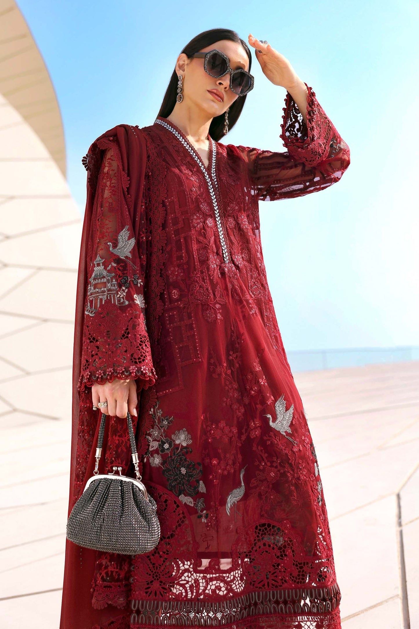 Maria.B - Luxury Lawn Embroidered 3 Piece Unstitched - D-2607-A