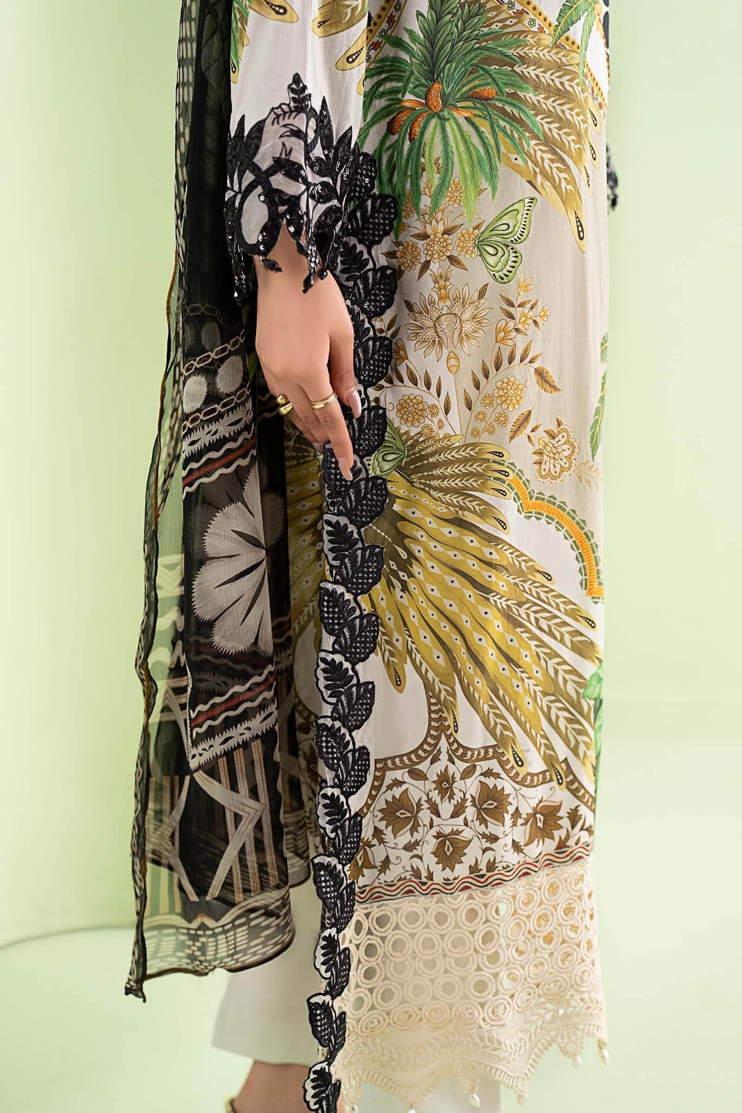 Maria.B - Luxury Lawn Embroidered Unstitched 3 Piece - MPS-2905