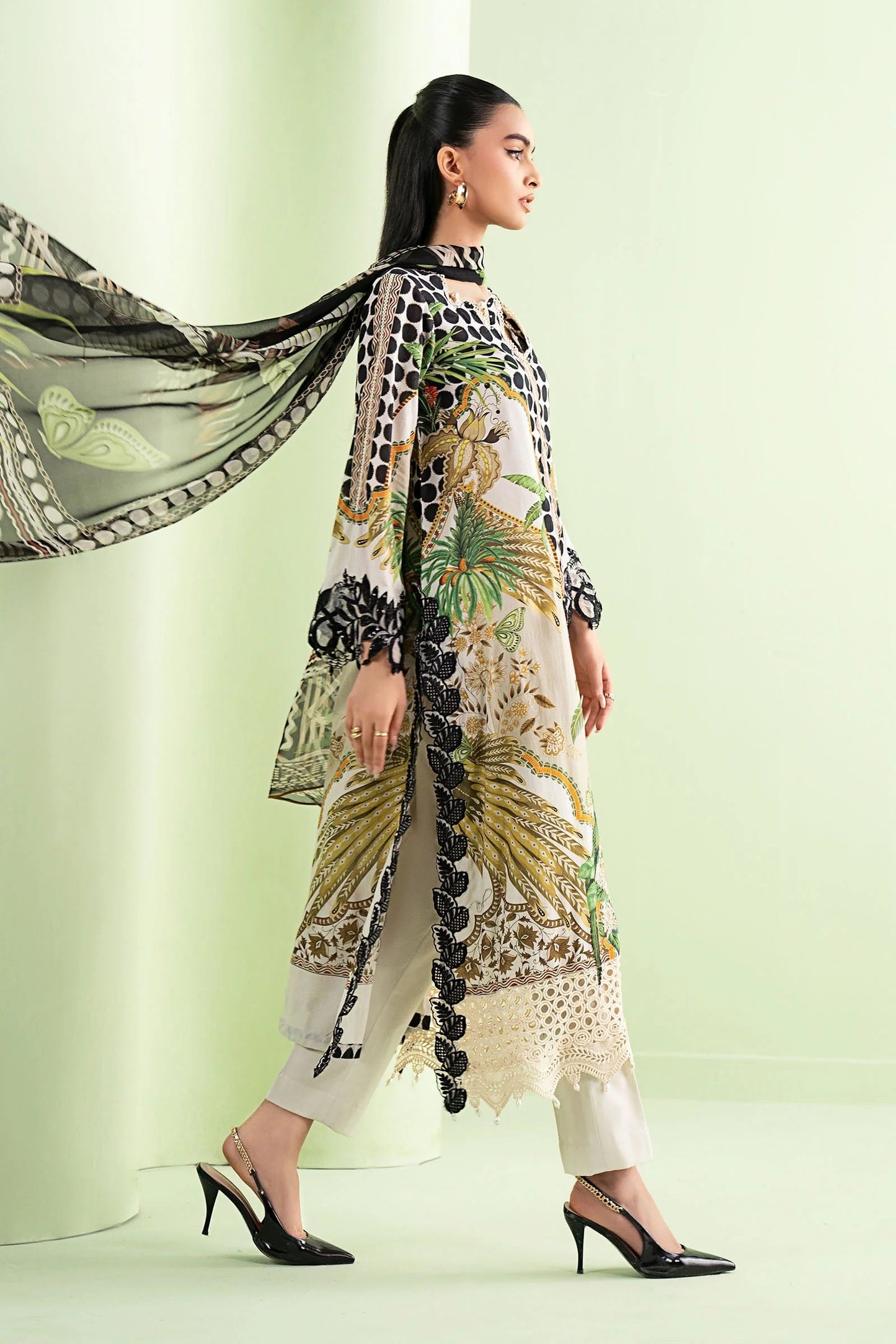 Maria.B - Luxury Lawn Embroidered Unstitched 3 Piece - MPS-2905