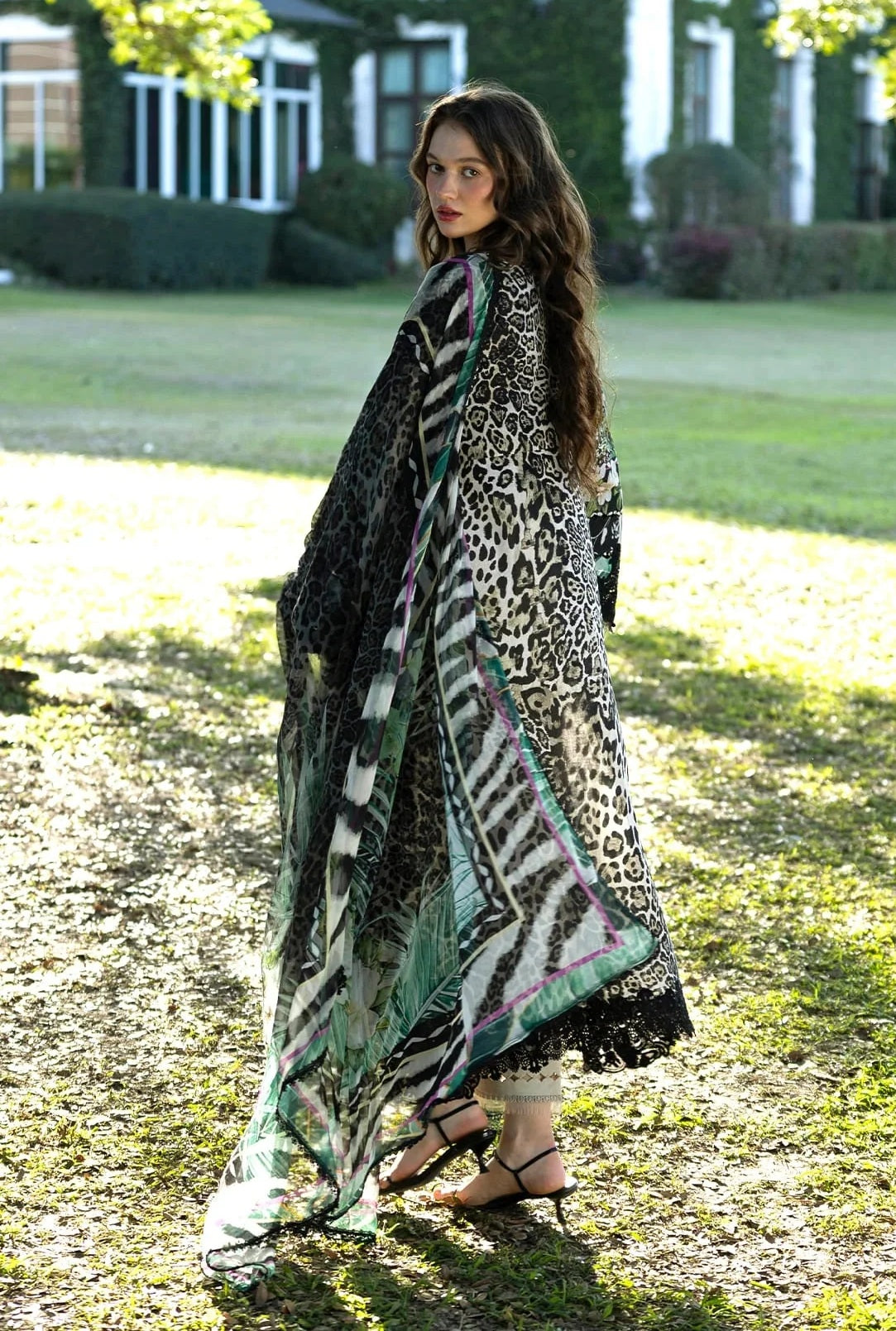Elaf - Luxury Lawn Embroidered Unstitched 3 Piece - ESA-3A