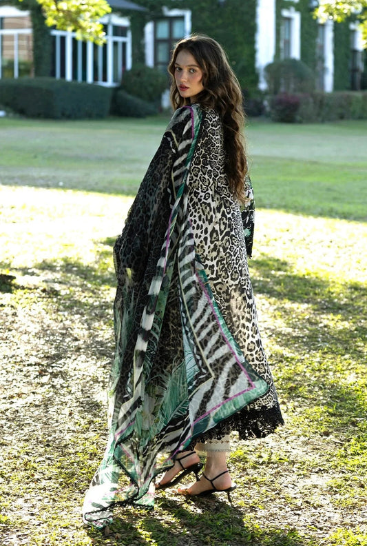 Elaf - Luxury Lawn Embroidered Unstitched 3 Piece - ESA-3A