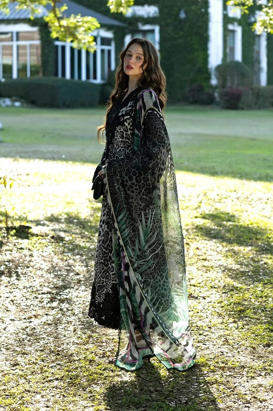 Elaf - Luxury Lawn Embroidered Unstitched 3 Piece - ESA-3A