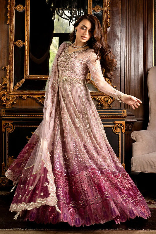 Mushq - Luxury Net Embroidered 3 Piece Unstitched - GEET