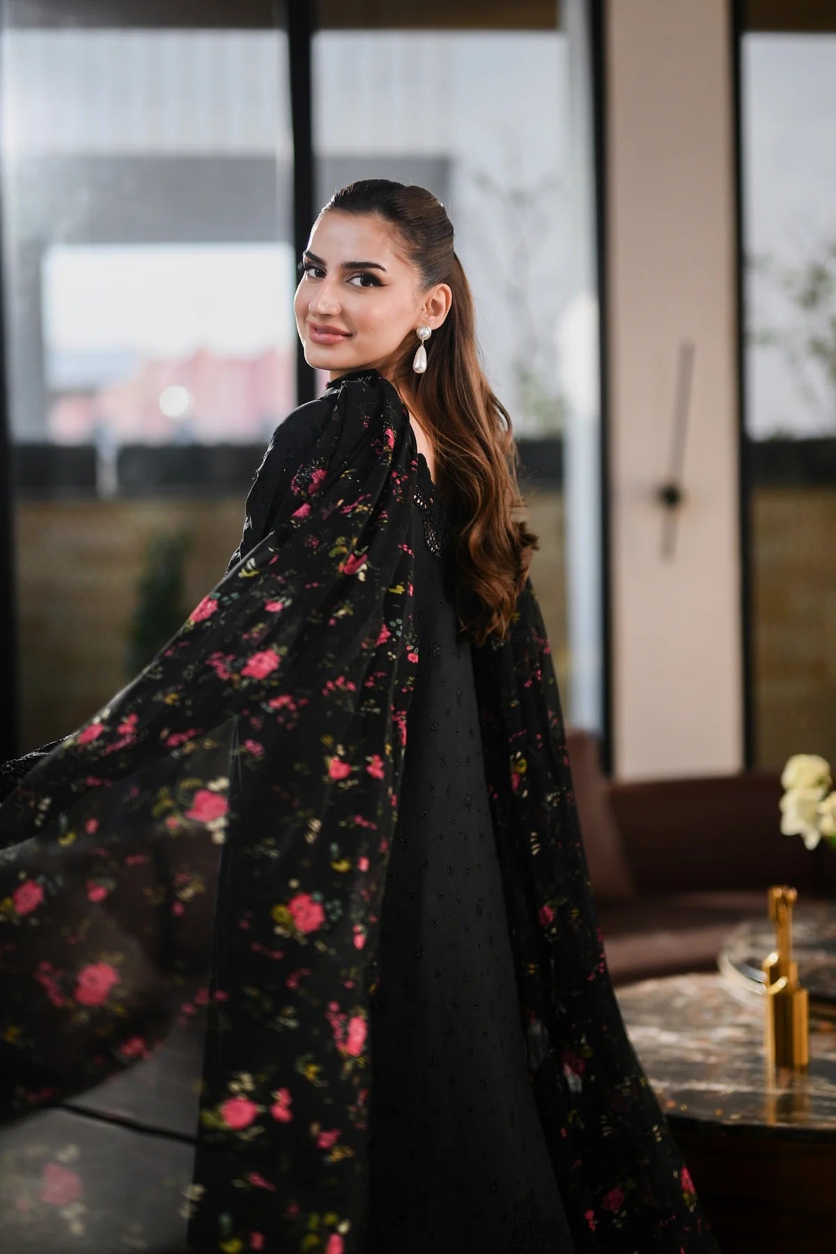 Zaib - Luxury Lawn Embroidered 3 Piece Unstitched - NEL-26602