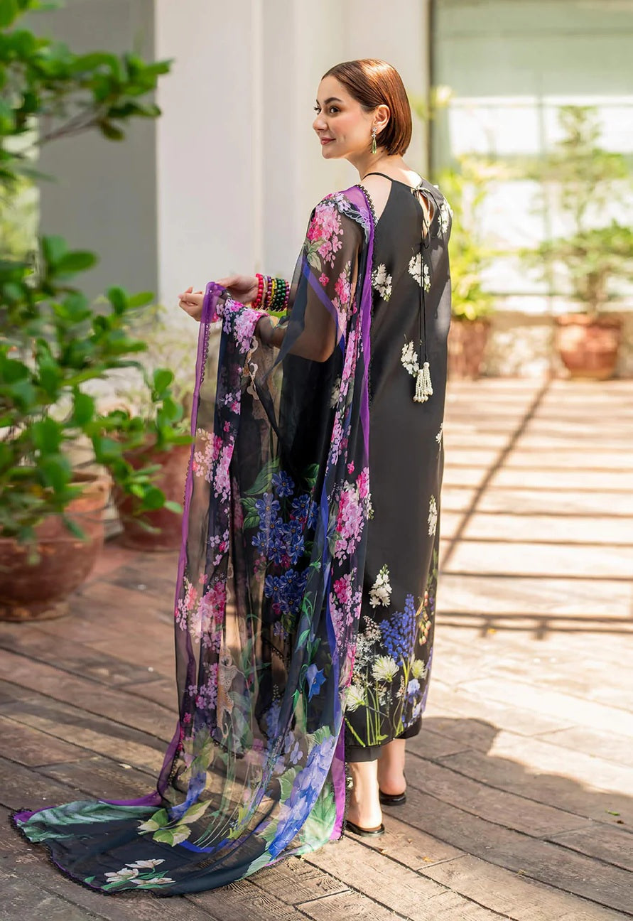 Asifa and Nabeel - Lawn Embroidered Unstitched 3 Piece - Surma MK-14