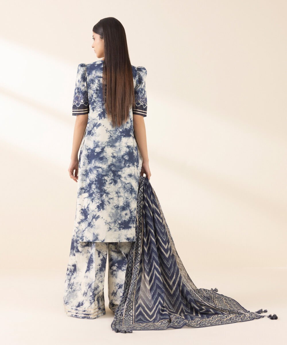 Sapphire Tie&Die- Lawn Collection