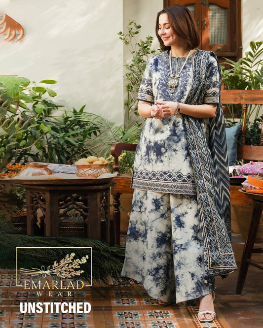 Sapphire Tie&Die- Lawn Collection